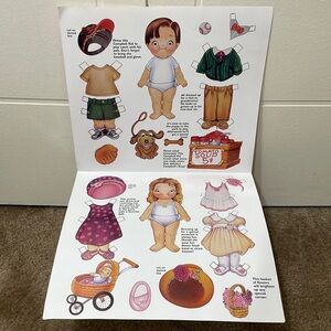 Vintage Campbell Soup Paper Cut Out Dolls